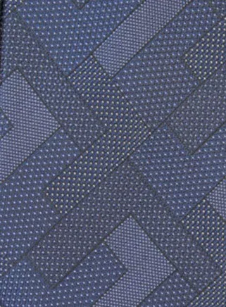 Alfani Men's Slim Abstract Geometric Tie  Navy Size Regular