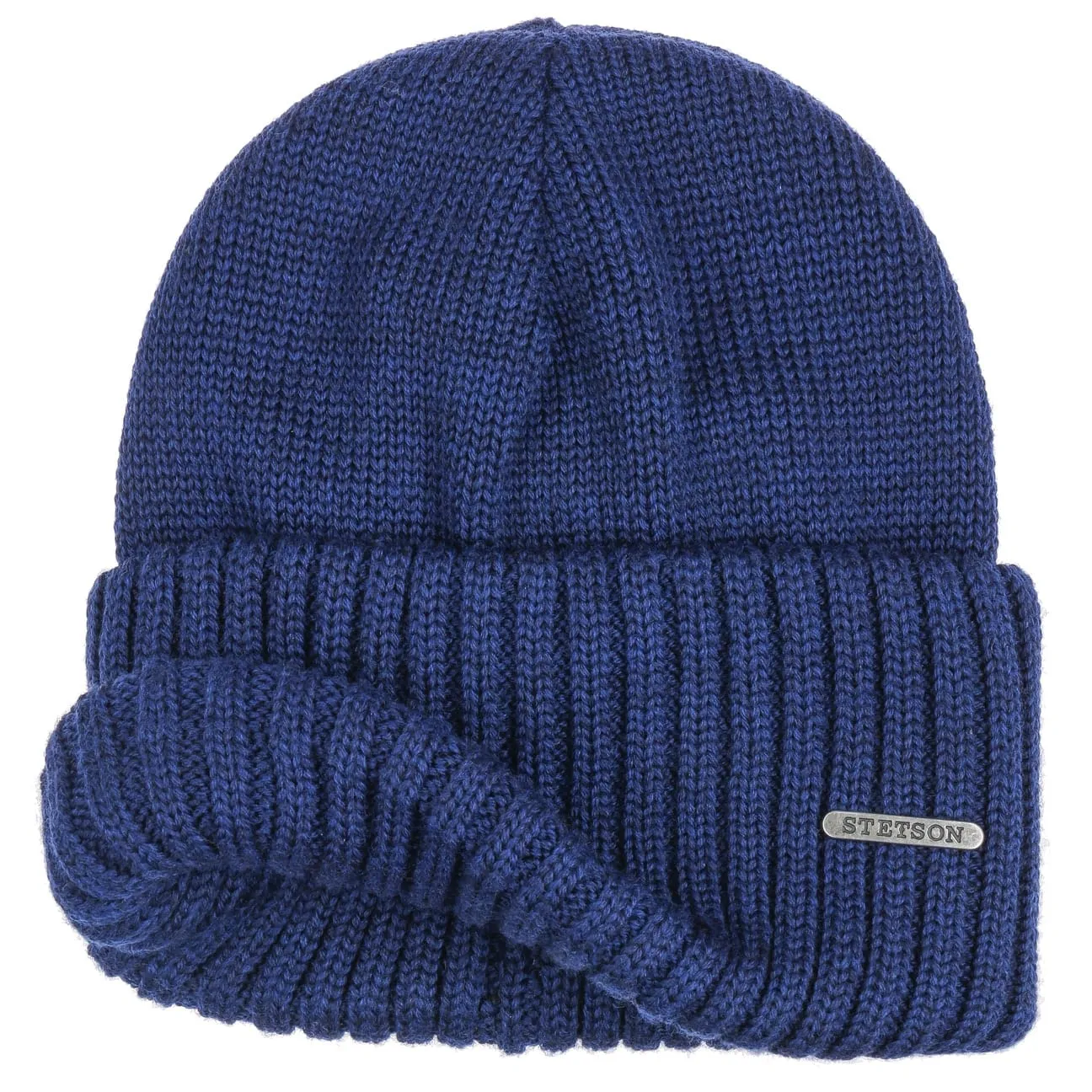 Beanie Merino Wool, Blue