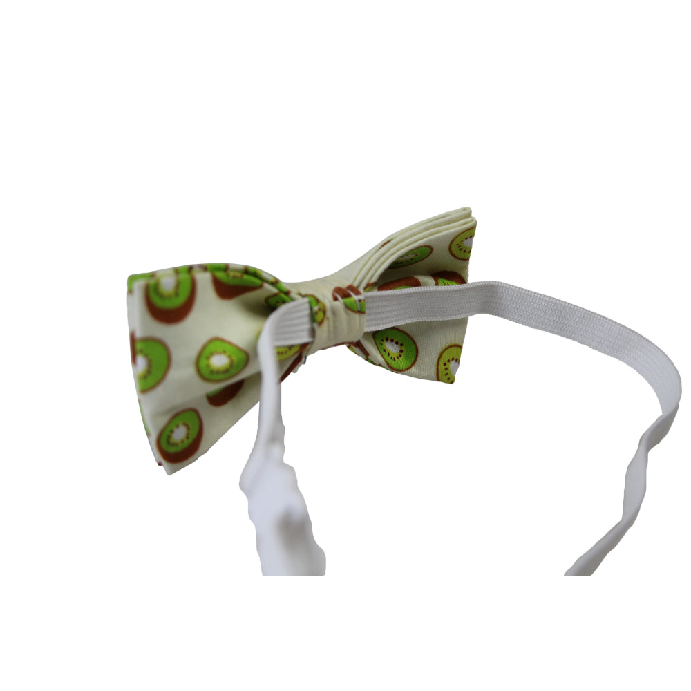 Boys Kiwi Fruit Patterned Bow Tie