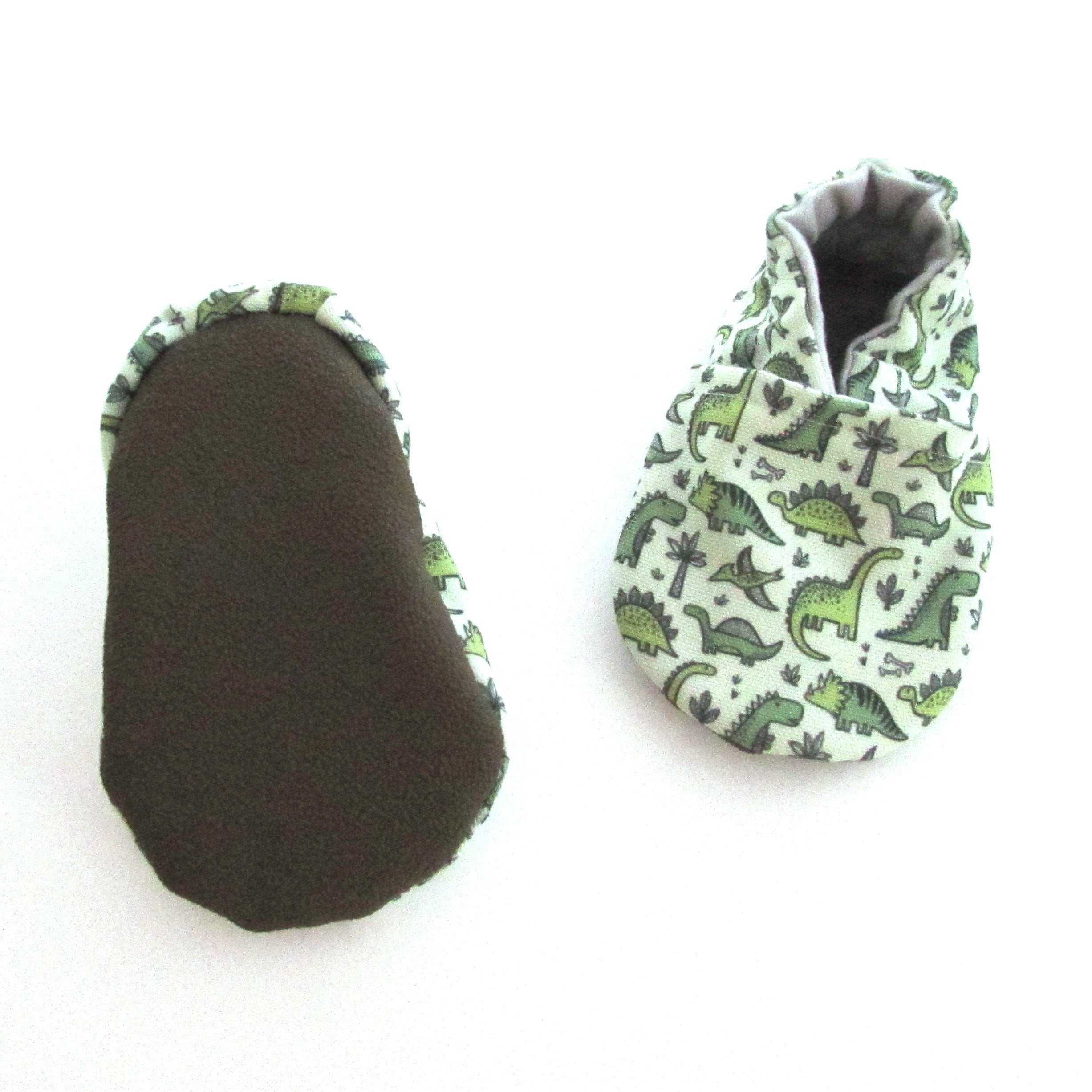 Dino Eco-Canvas Baby Shoes