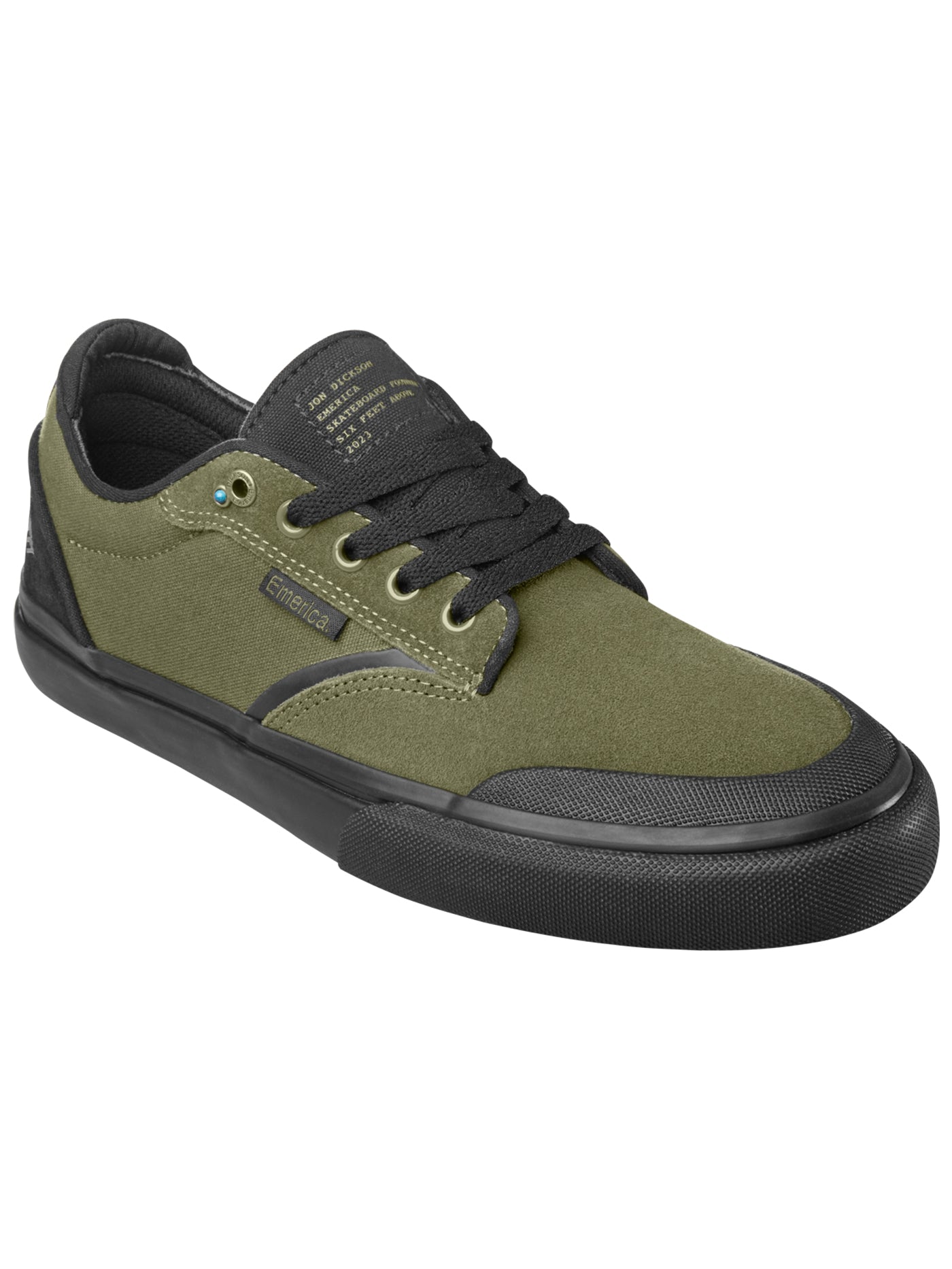 Emerica x Six Feet Above Dickson OD Black Shoes