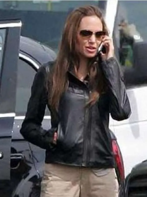 Eternals Angelina Jolie Leather Jacket - New American Jackets