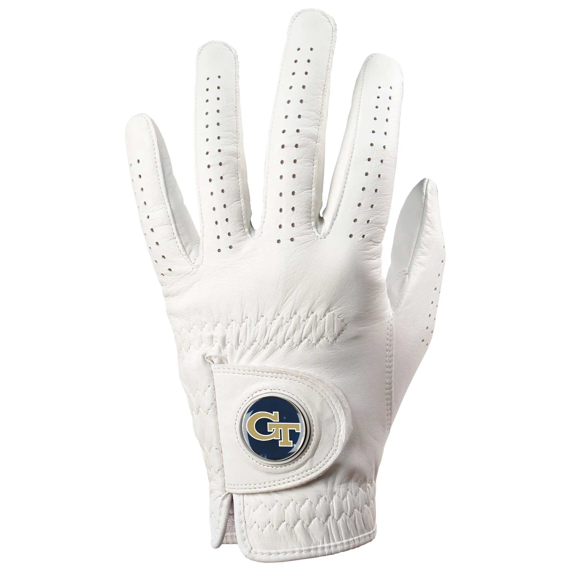 Georgia Tech Yellow Jackets White Golf Glove