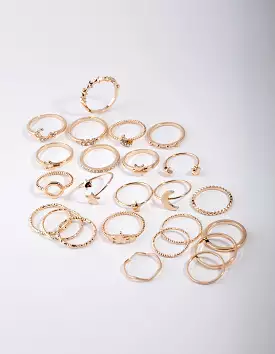 Gold Celestial Ring 24-Pack