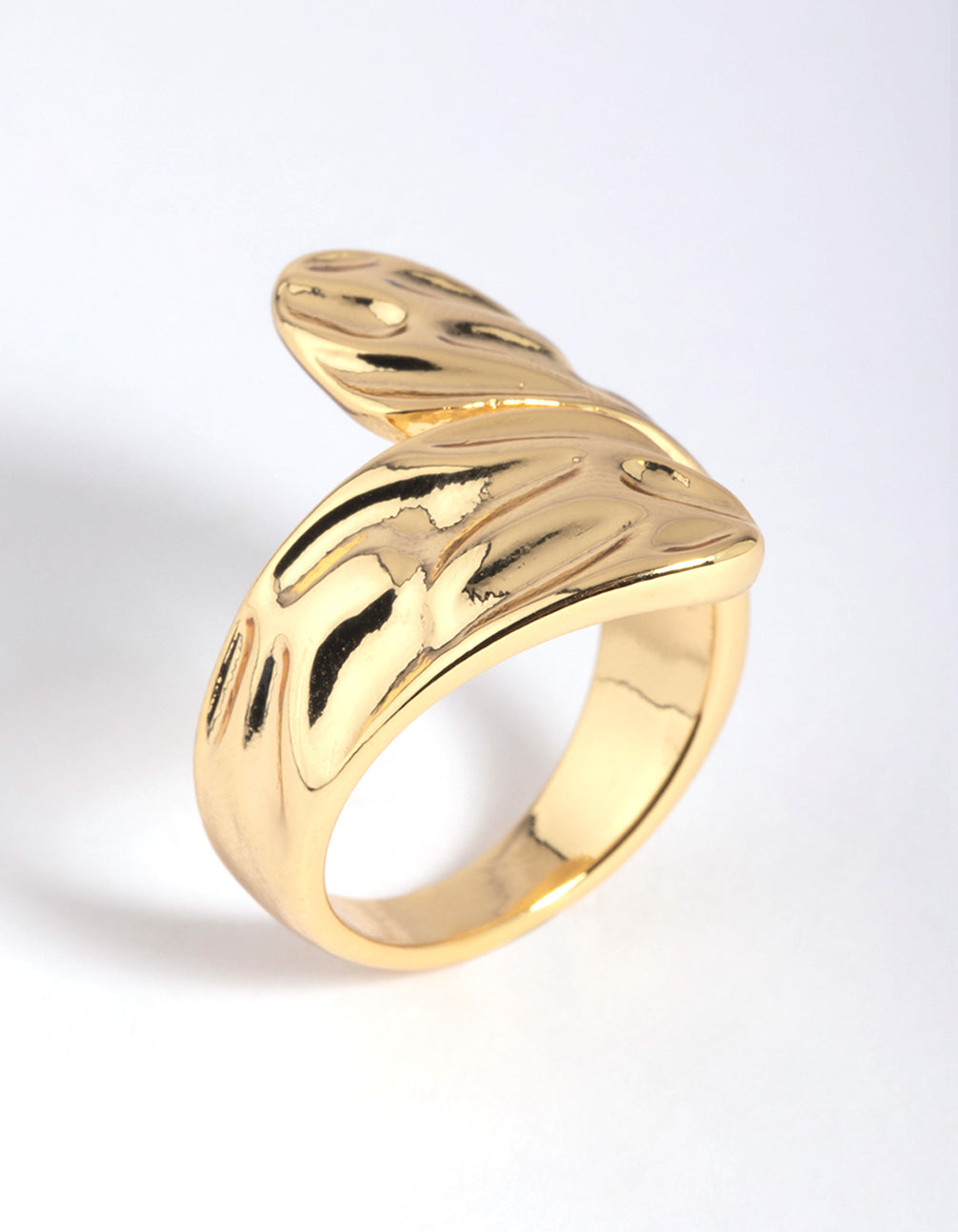 Gold Molten Wrap Ring