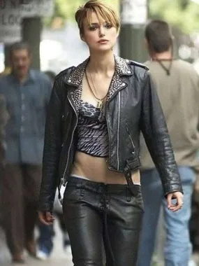 Keira Knightley Leather Jacket - New American Jackets