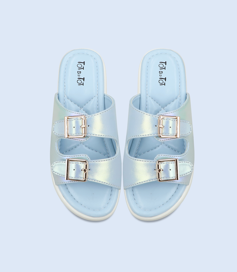 KG0105-SILVER-Girl Slipper