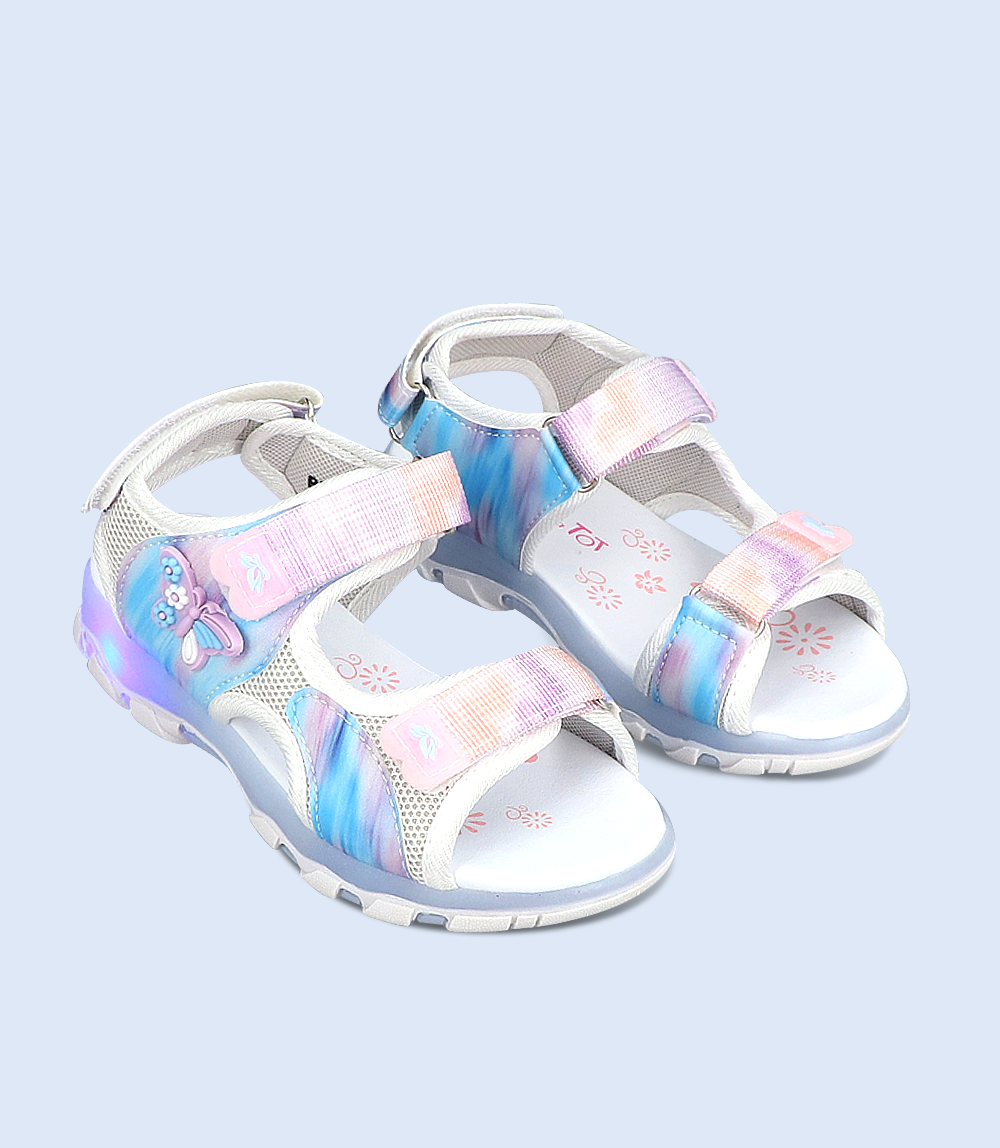 KG0116-WHITE-Girls Sandal