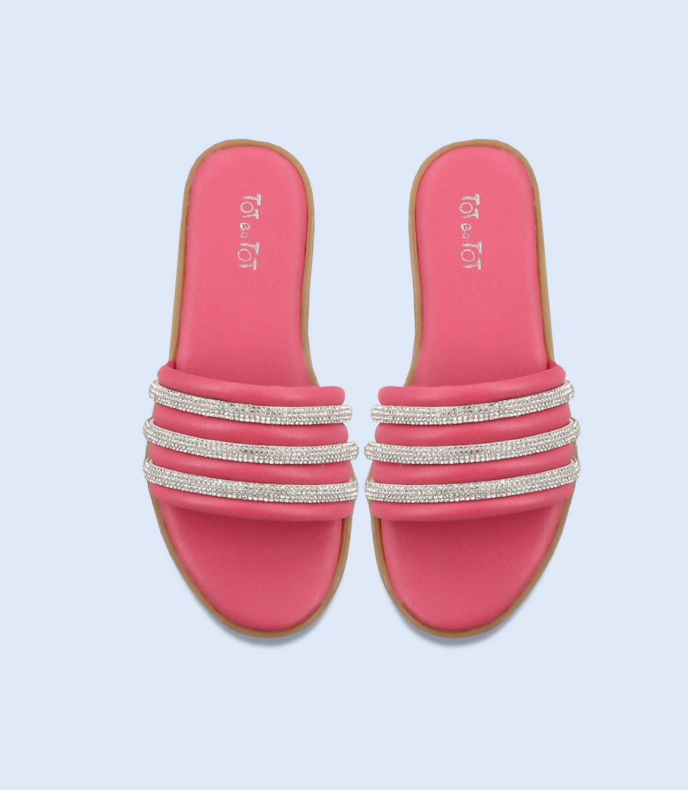 KG0120-FUSCHIA-Girls Slipper