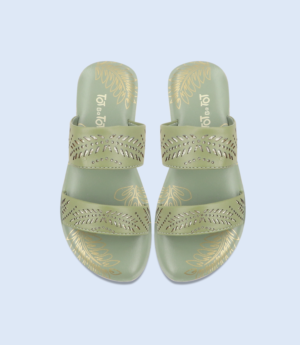 KG0130-Mint-Girls Slippers