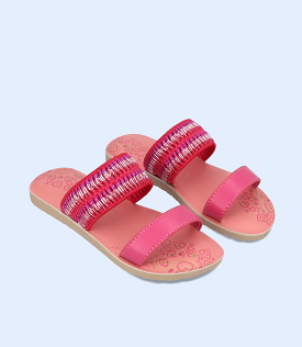 KG0134-FUSCHIA-Girls Slippers