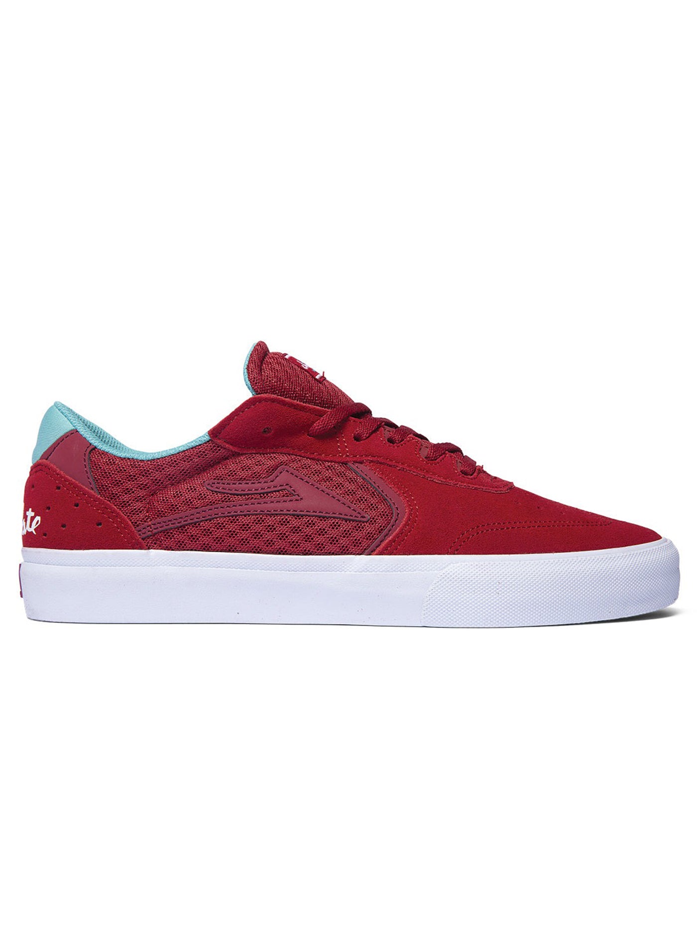 Lakai x Chocolate Atlantic Vulc Red Suede Shoes