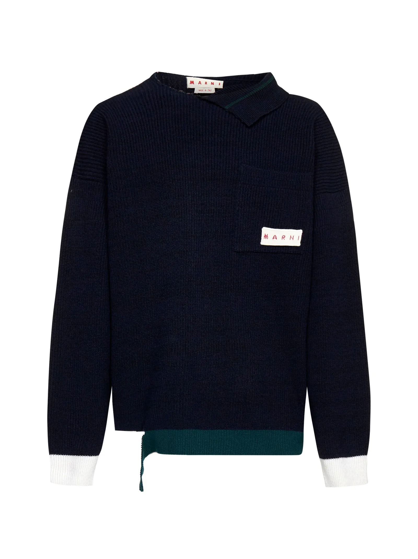 Marni Cut-Out Long-Sleeved Jumper