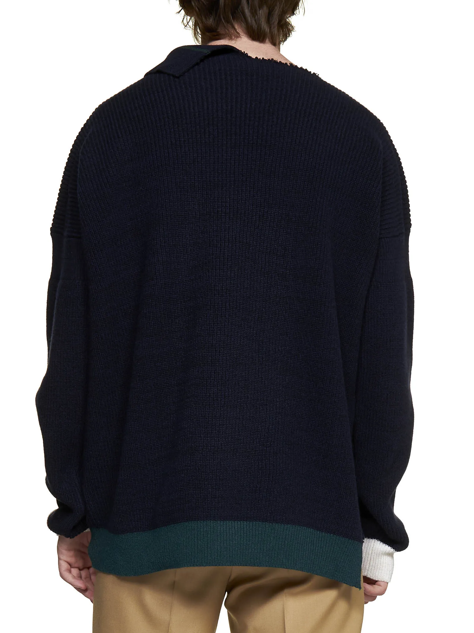 Marni Cut-Out Long-Sleeved Jumper