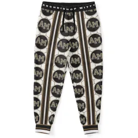 Mitty Monarchs Jet Honeycomb Unisex Fleece Joggers