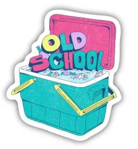 Old School Cooler Sticker