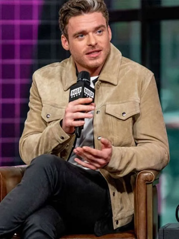 Richard Madden Suede Leather Jacket | New American Jackets