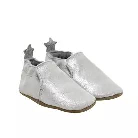 Robeez Silver Pretty Pearl Soft Sole Shoe