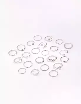 Silver Celestial Ring 24-Pack