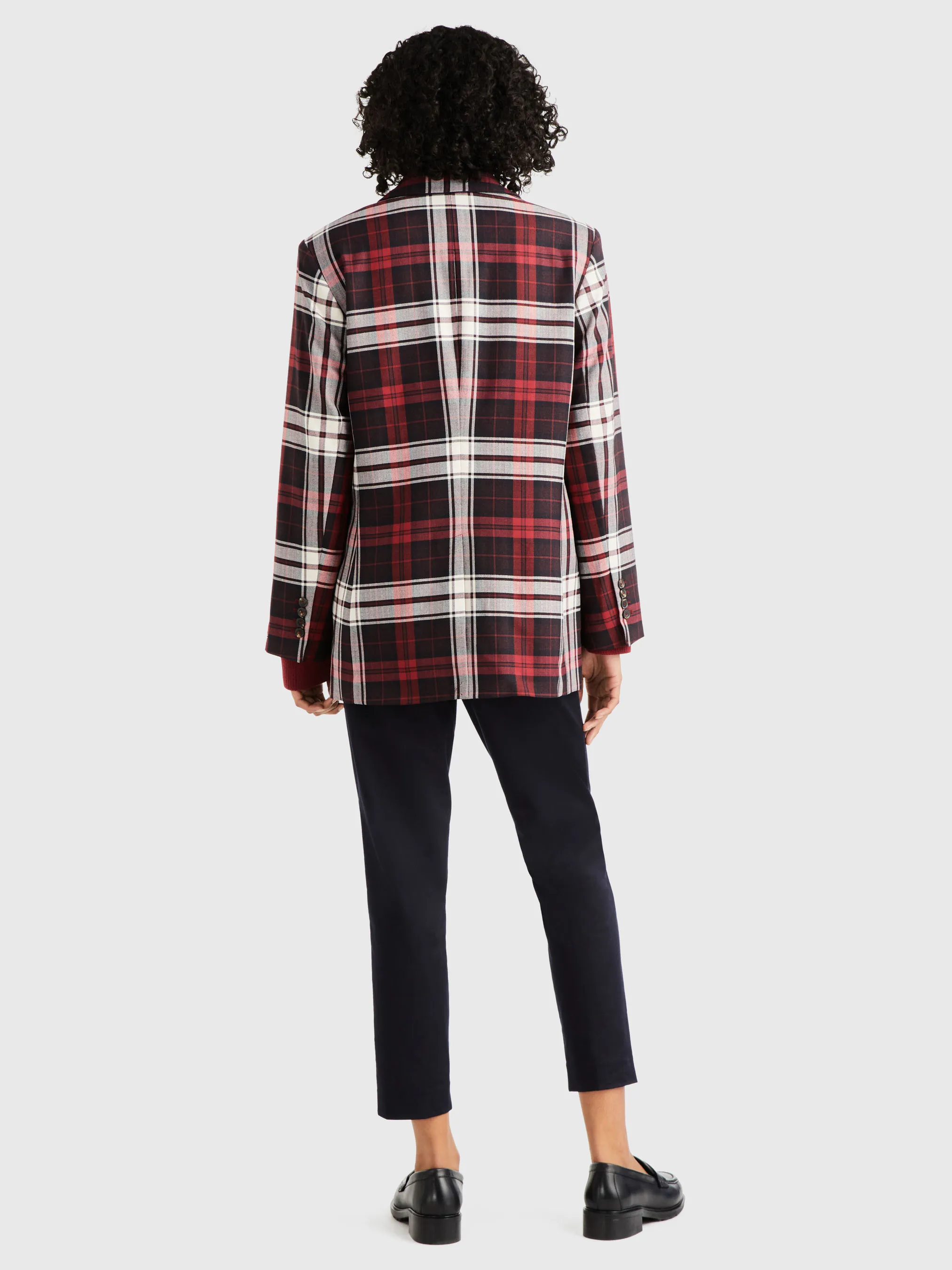 Tartan Relaxed Blazer | Coats & Jackets | Tommy Hilfiger