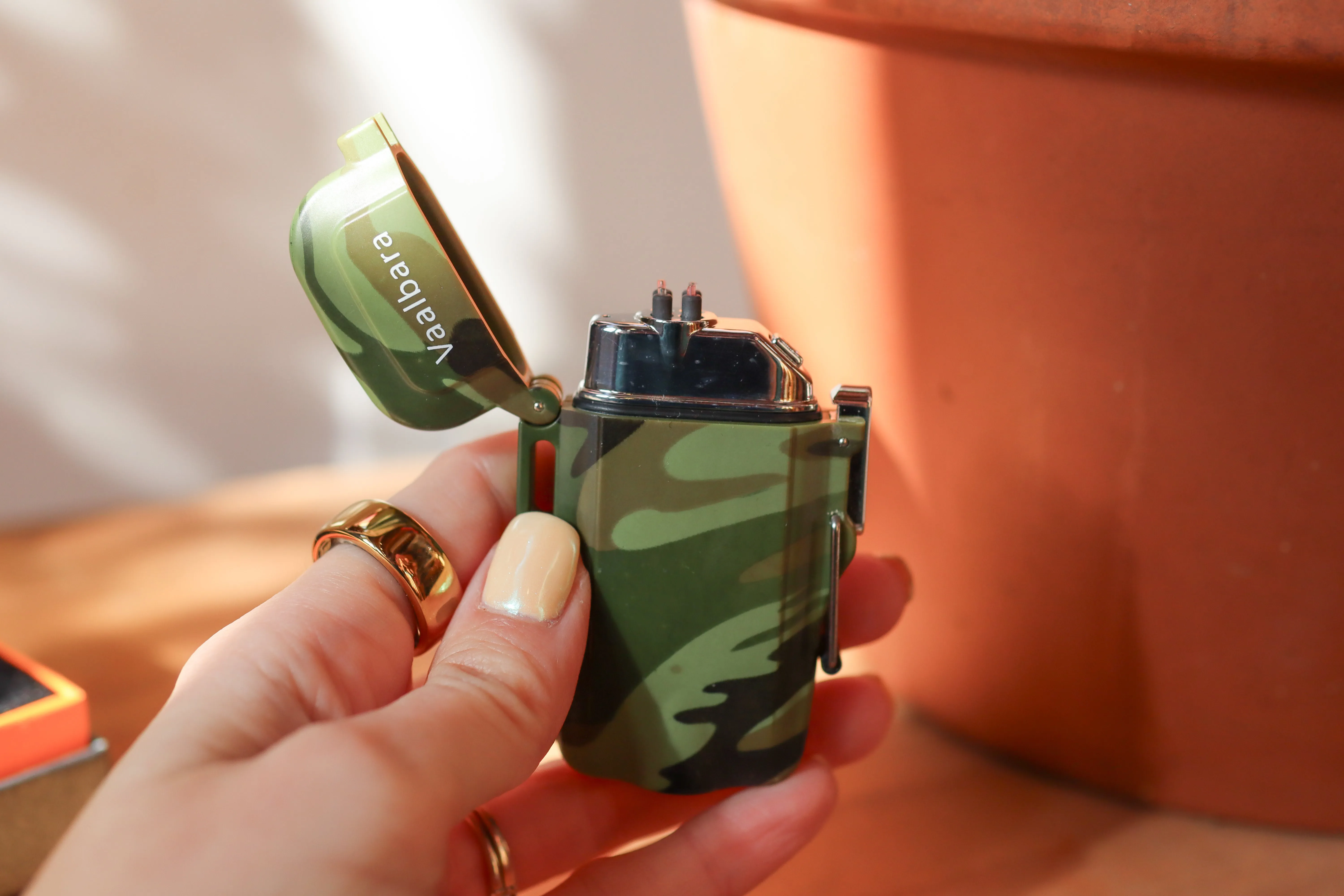 Vaalbara Electric Lighter - Rechargeable Waterproof Dual Arc Flame